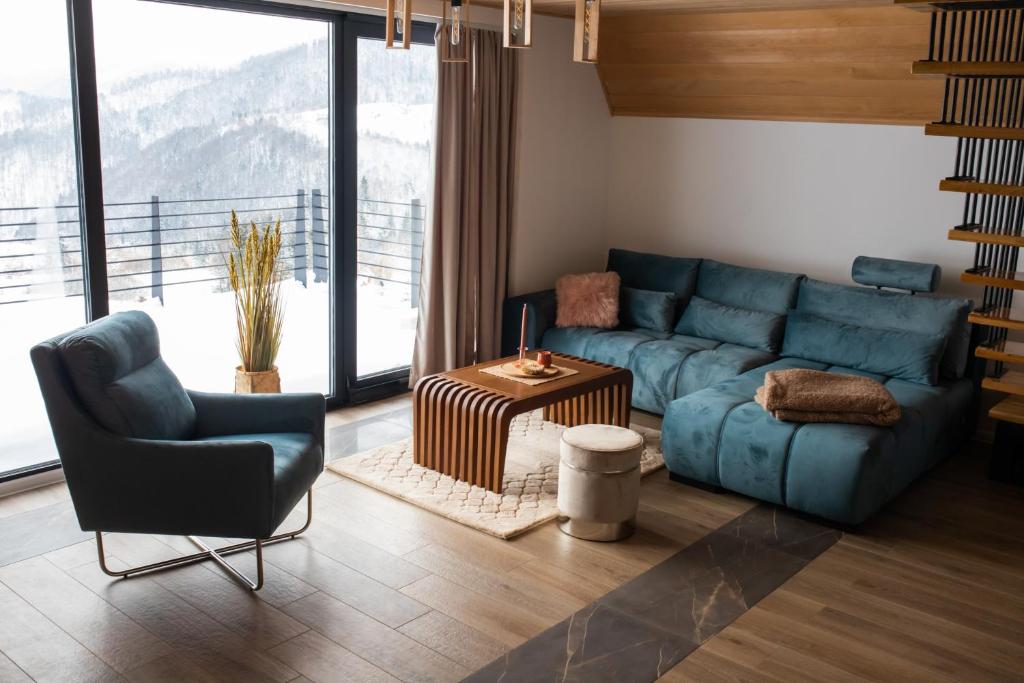 Posezení v ubytování Tarvil Apartmani - Zaovine