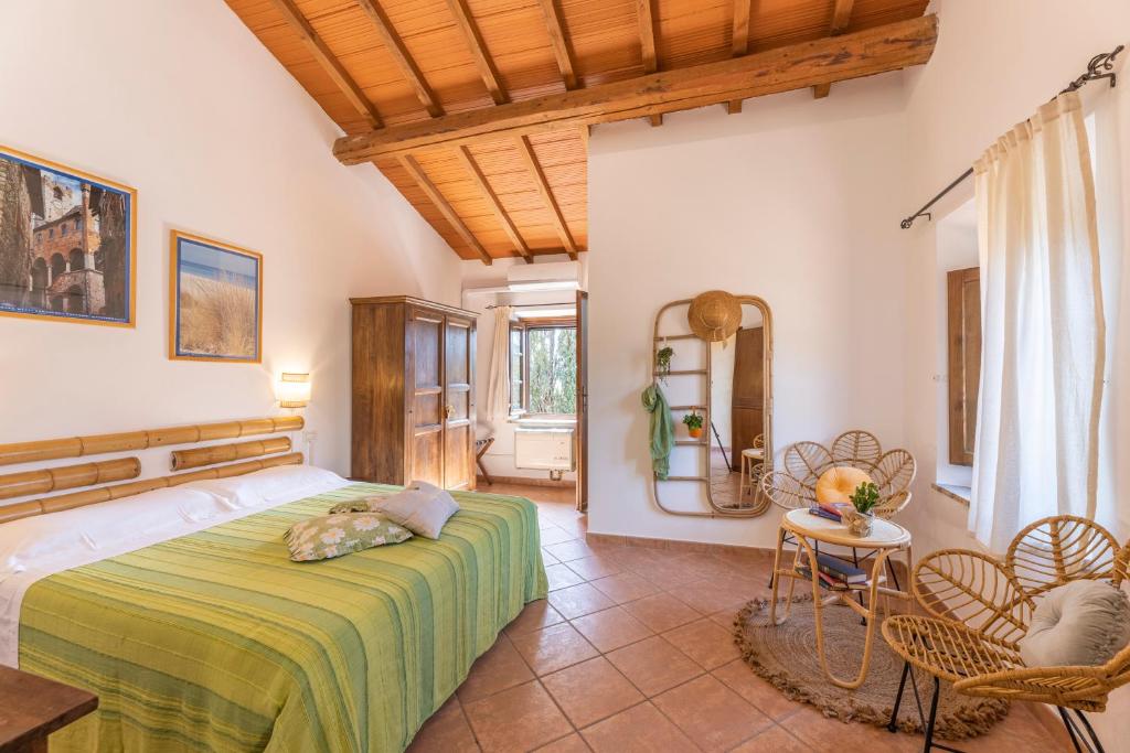 Posteľ alebo postele v izbe v ubytovaní Agriturismo Cappellese