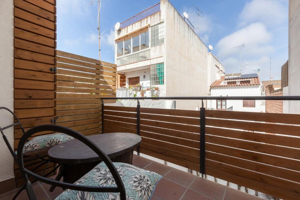 A balcony or terrace at Sant Rafel House