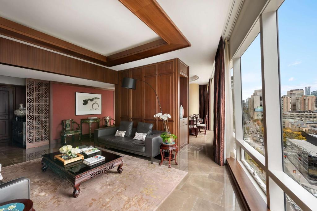 Posezení v ubytování Shangri-La Toronto