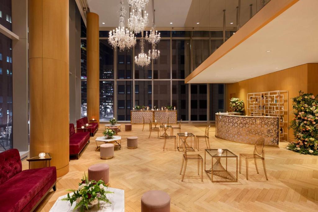 Posezení v ubytování Shangri-La Toronto