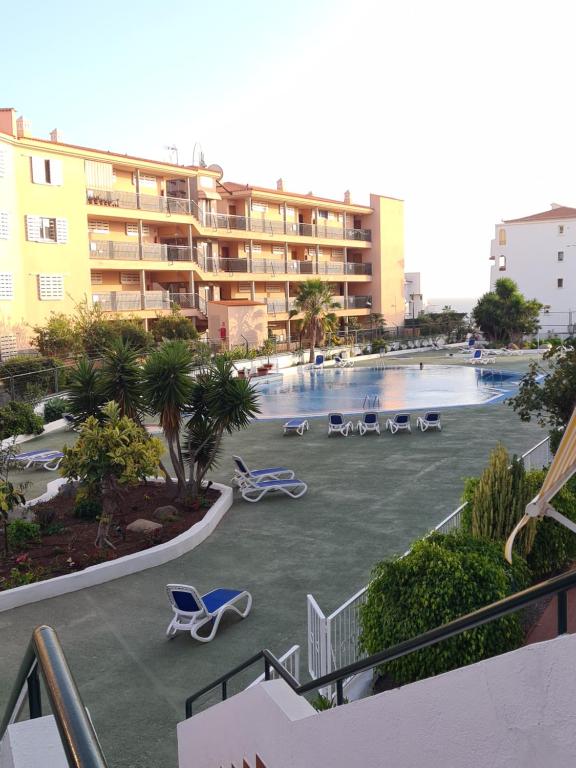 The swimming pool at or close to summerland beach