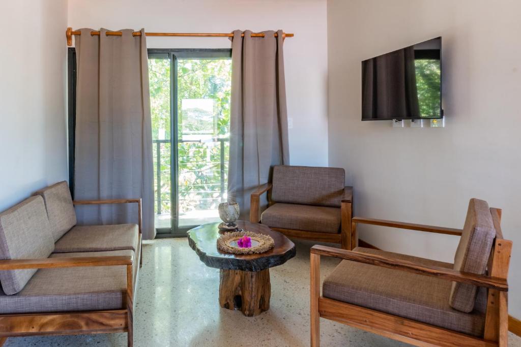 Posezení v ubytování Residencias Samara