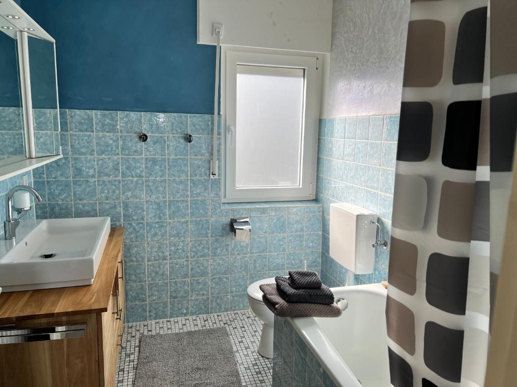 Koupelna v ubytování Ferienhaus EifelOne
