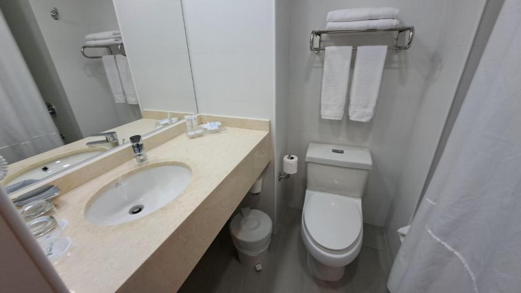 Un baño de Hotel Diego de Almagro Temuco Express