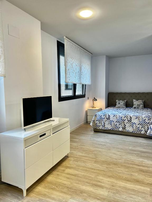 Posteľ alebo postele v izbe v ubytovaní Studio CP Poblenou