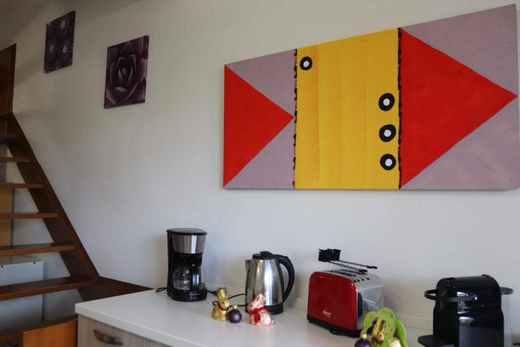 Coffee and tea making facilities at Beach House Riviera