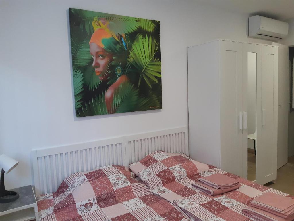 Postel nebo postele na pokoji v ubytování Lucky House