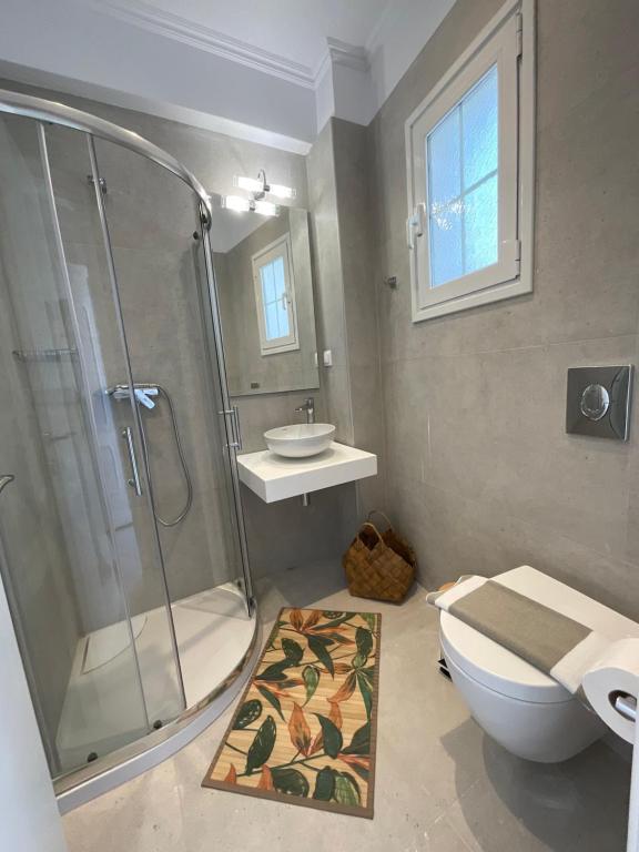 Koupelna v ubytování Nereides Suites