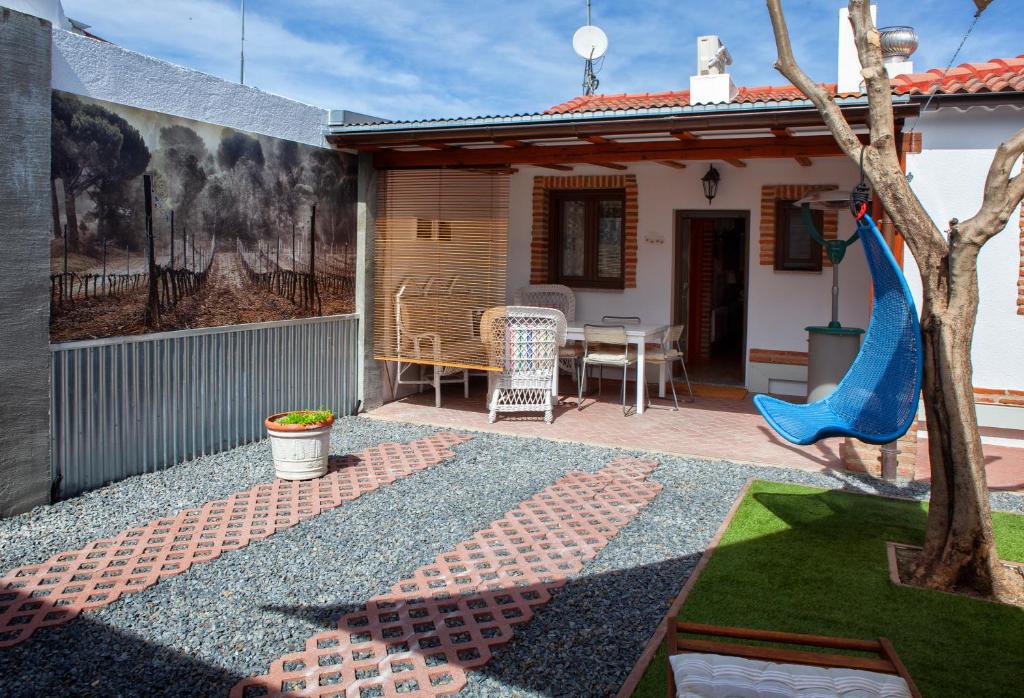 Patio nebo venkovní prostory v ubytování Mi Casita Olmedo