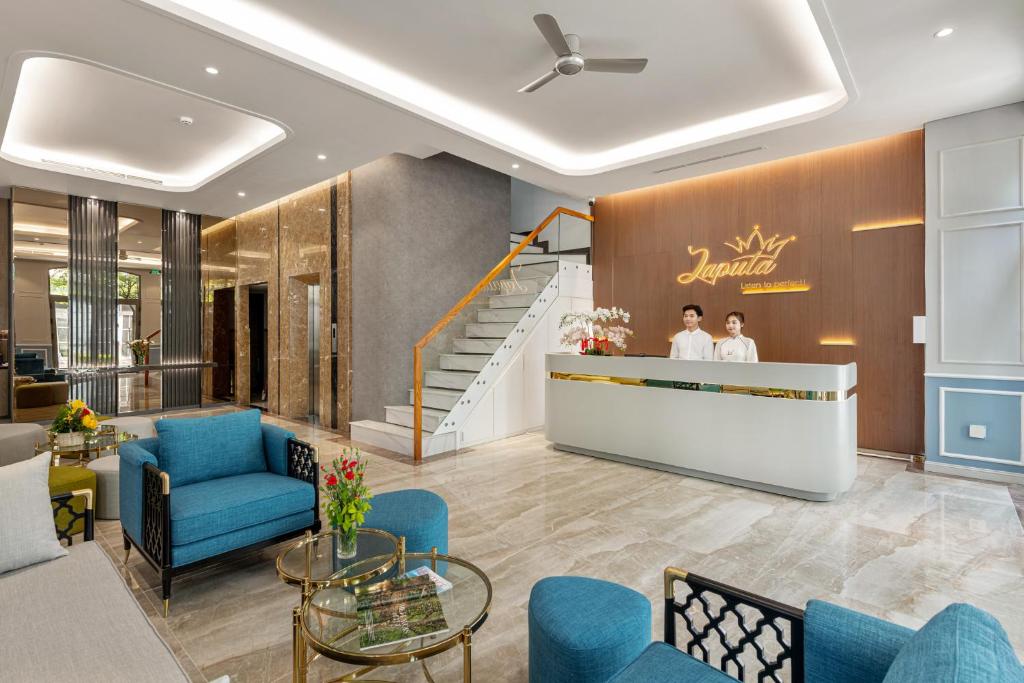 Posezení v ubytování Laputa Hotel Phu Quoc