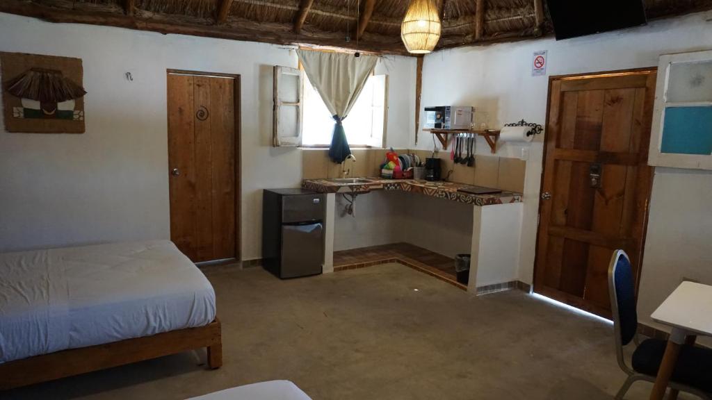 Kuchyň nebo kuchyňský kout v ubytování Casa Frida
