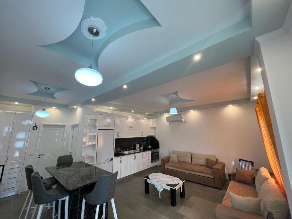Kuchyň nebo kuchyňský kout v ubytování Adriatik Guesthouse