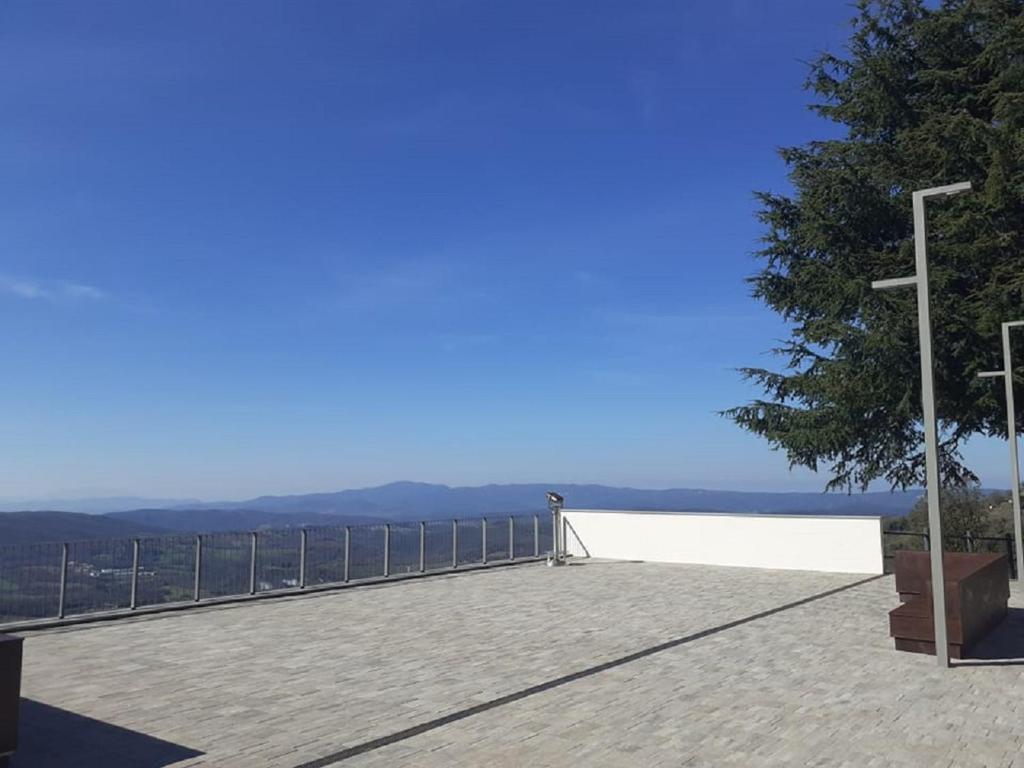 Widok na góry z tego apartamentu