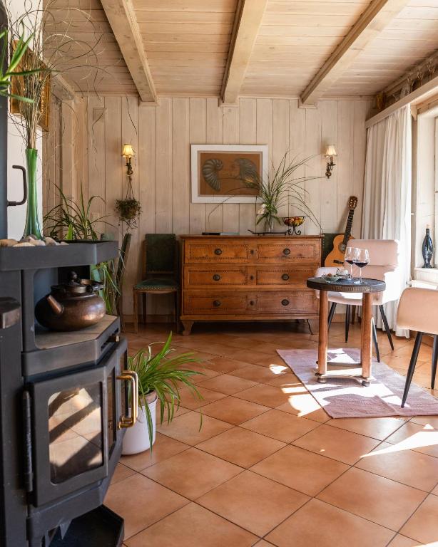 TV a/nebo společenská místnost v ubytování Bajtica Guesthouse