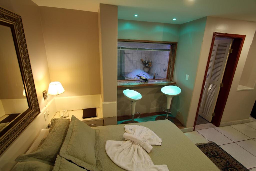 Vicenza Apart Hotel - Hydro的双工套房豪华