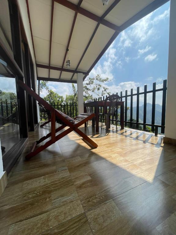 Balkón nebo terasa v ubytování Divine View Homestay