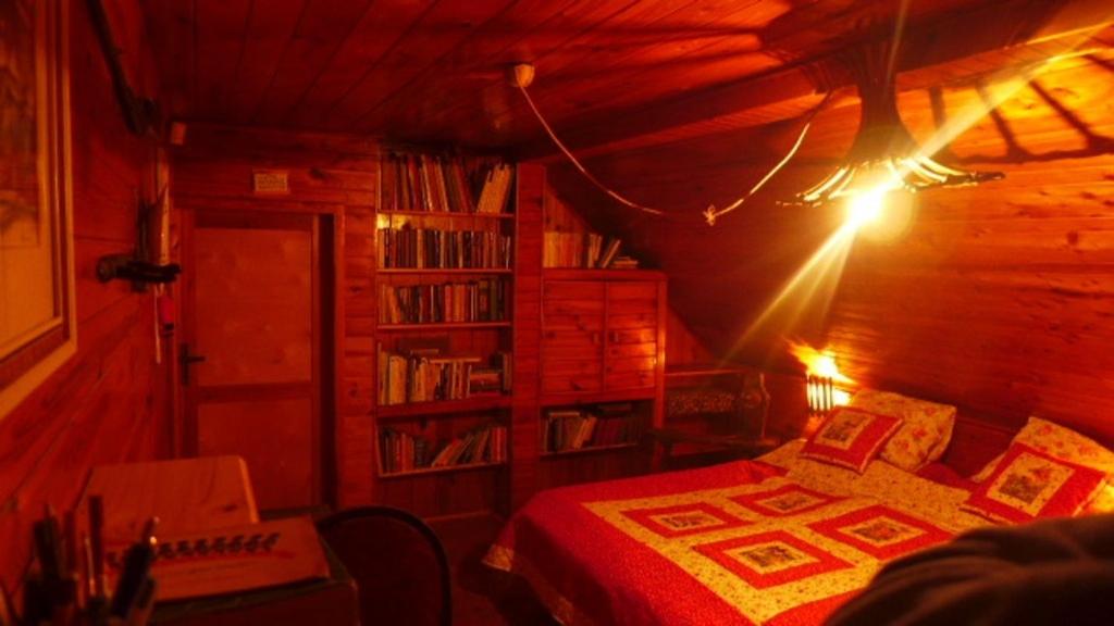 Biblioteka w domu wakacyjnym