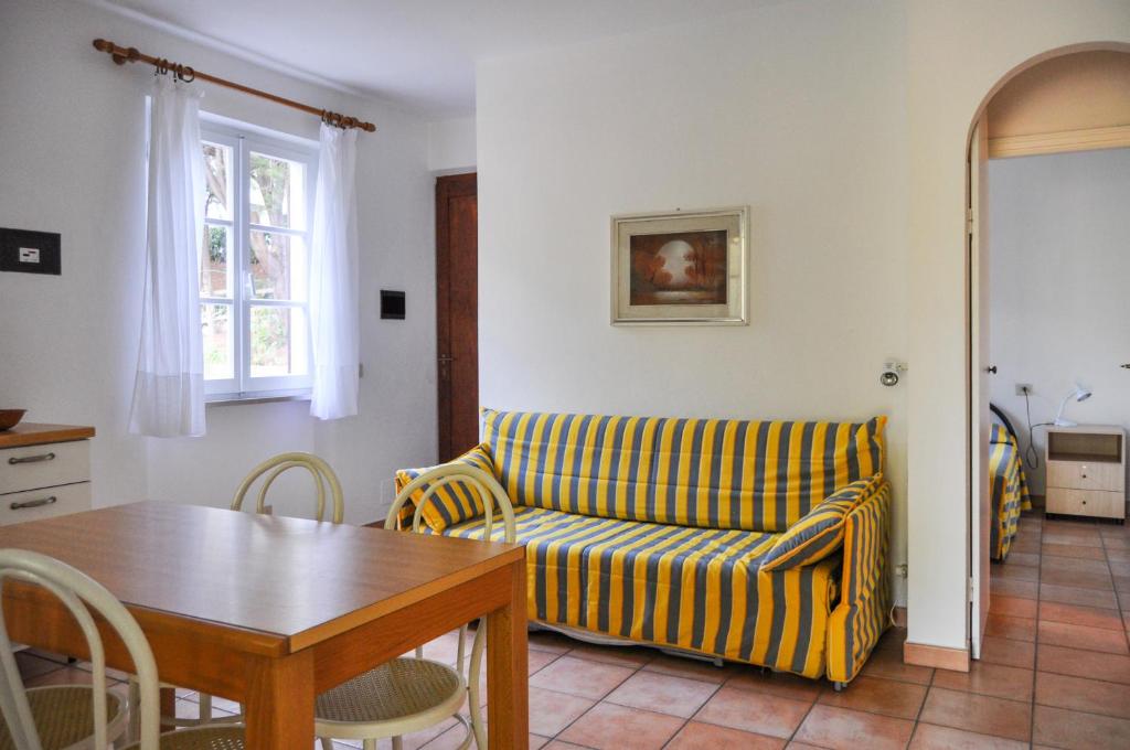Posezení v ubytování Residence Le Mimose