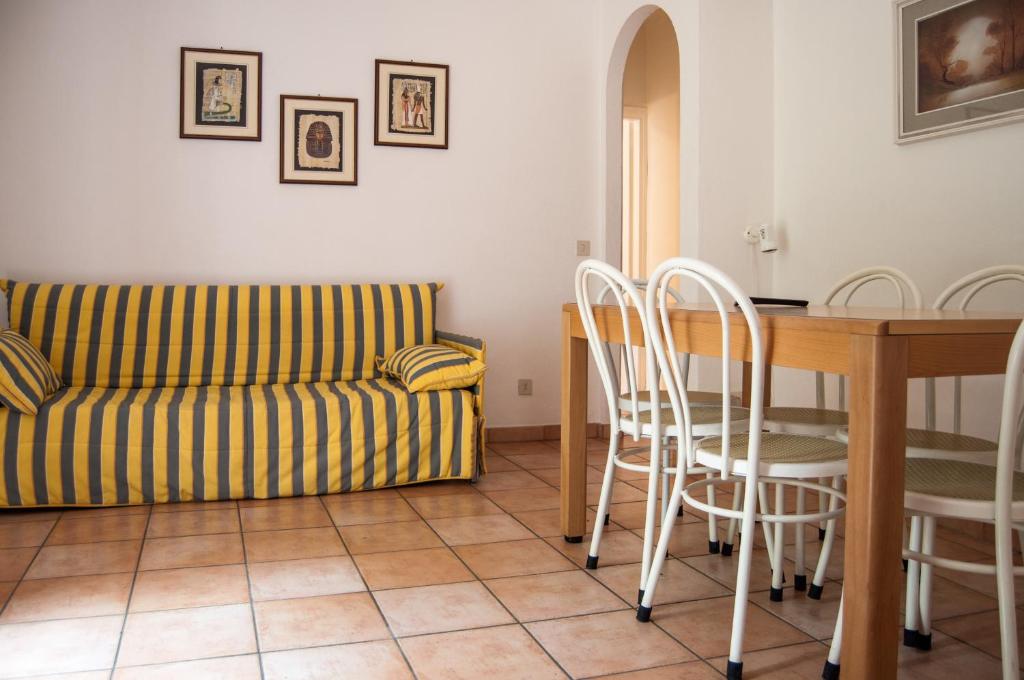 Posezení v ubytování Residence Le Mimose