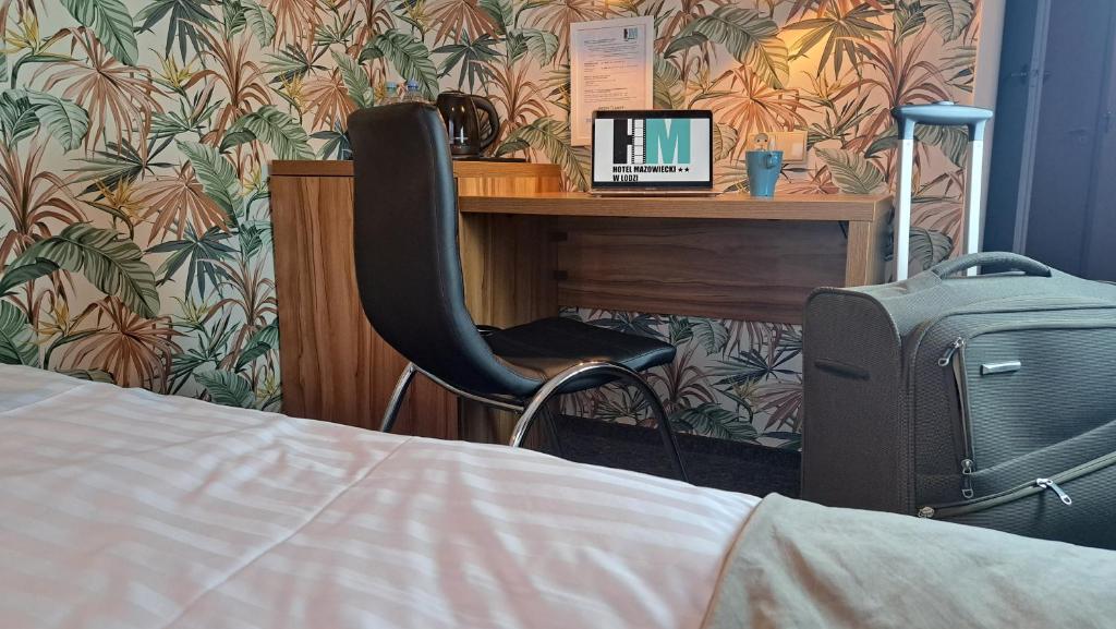 Posteľ alebo postele v izbe v ubytovaní Hotel Mazowiecki Łódź