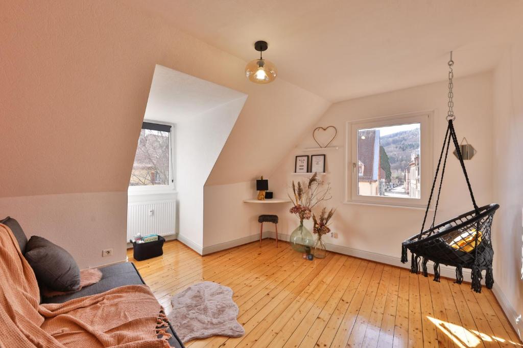 Posezení v ubytování Le Moderne Vintage Hyper Centre,3 chambres, neuf au calme, 3 étoiles