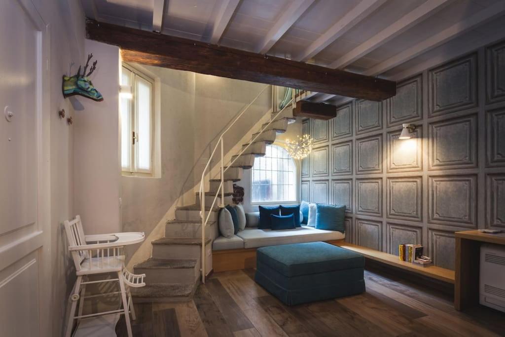 Postel nebo postele na pokoji v ubytování Maisonette