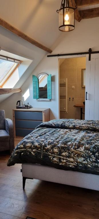 Postel nebo postele na pokoji v ubytování B&B Hoeve Ruimzicht