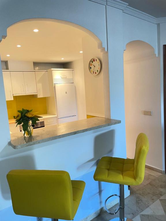 Posezení v ubytování Sunset apartment, front line Mijas Golf