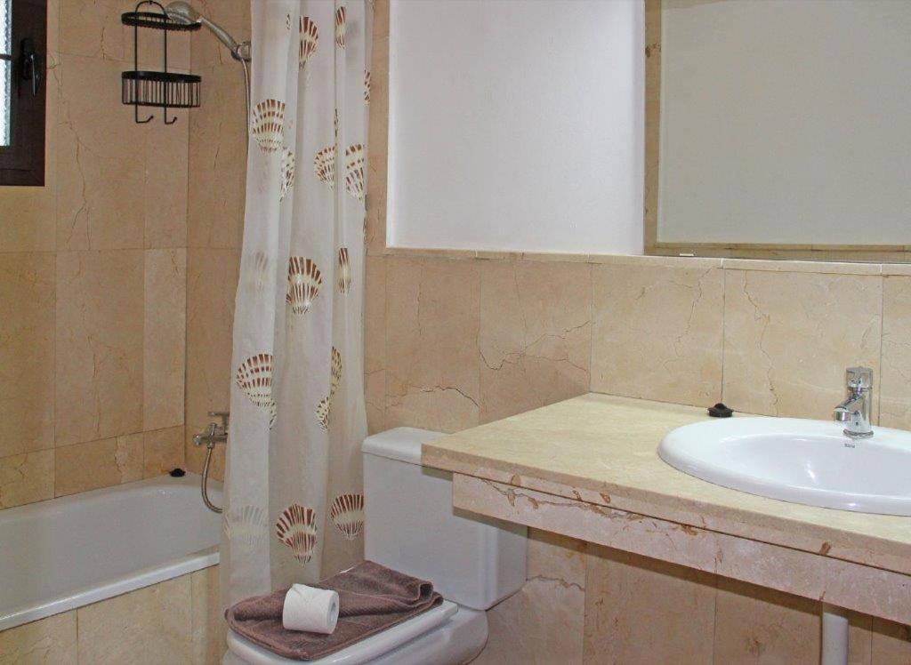 Koupelna v ubytování Villa Mariesa