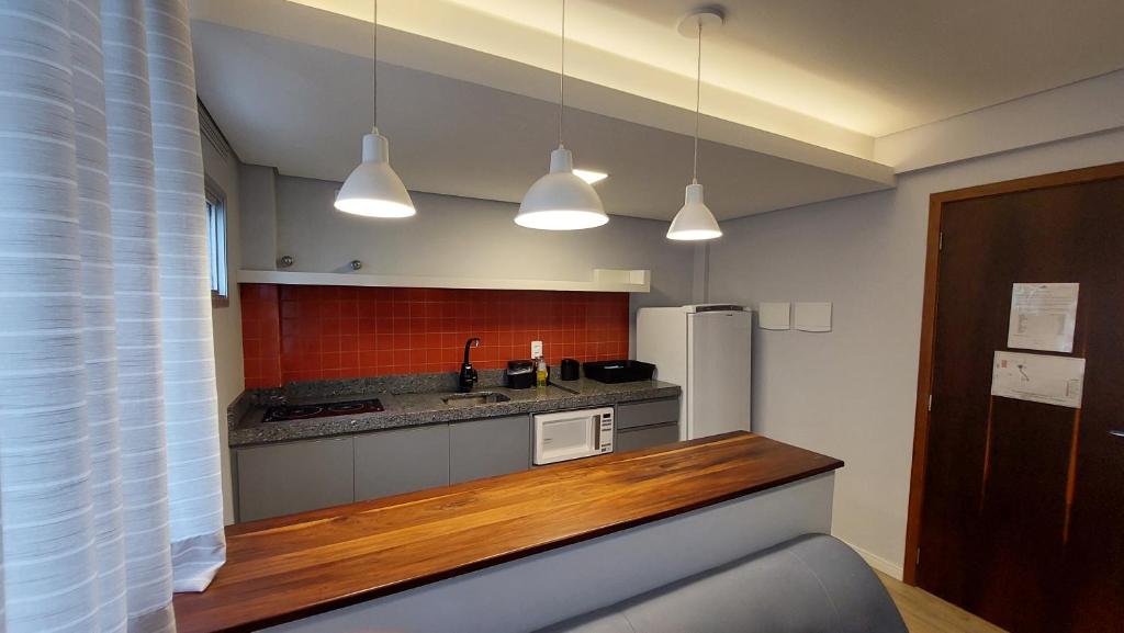 Kuchyň nebo kuchyňský kout v ubytování Príncipe Hotel