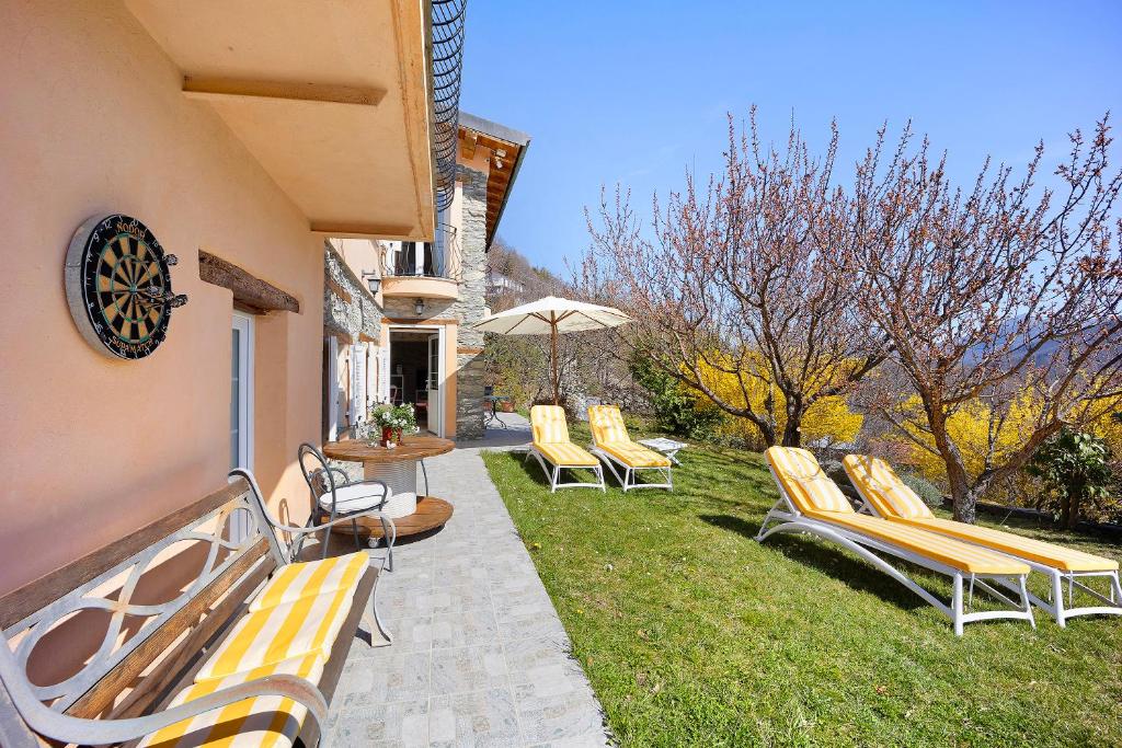 Zahrada ubytování Casa dei Tigli