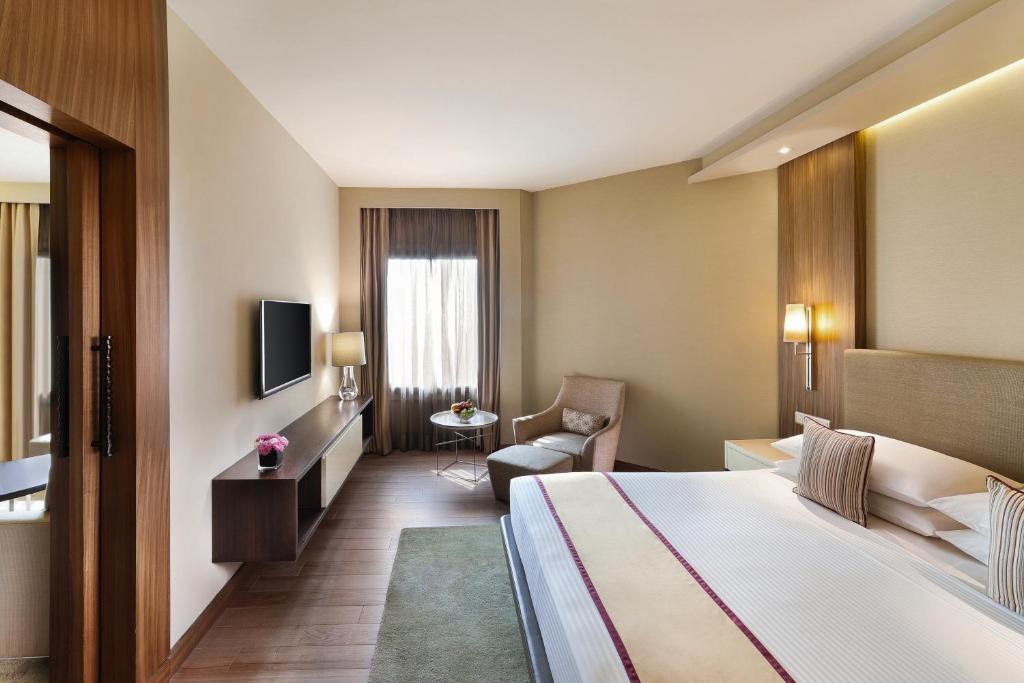 TV a/nebo společenská místnost v ubytování Hyatt Regency Delhi