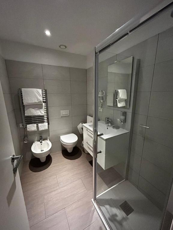 Koupelna v ubytování Fasthotel Linate