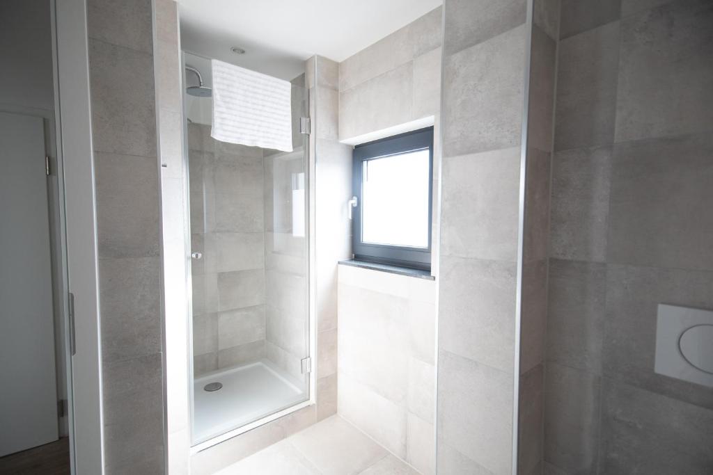 Koupelna v ubytování NürbLife Hotel