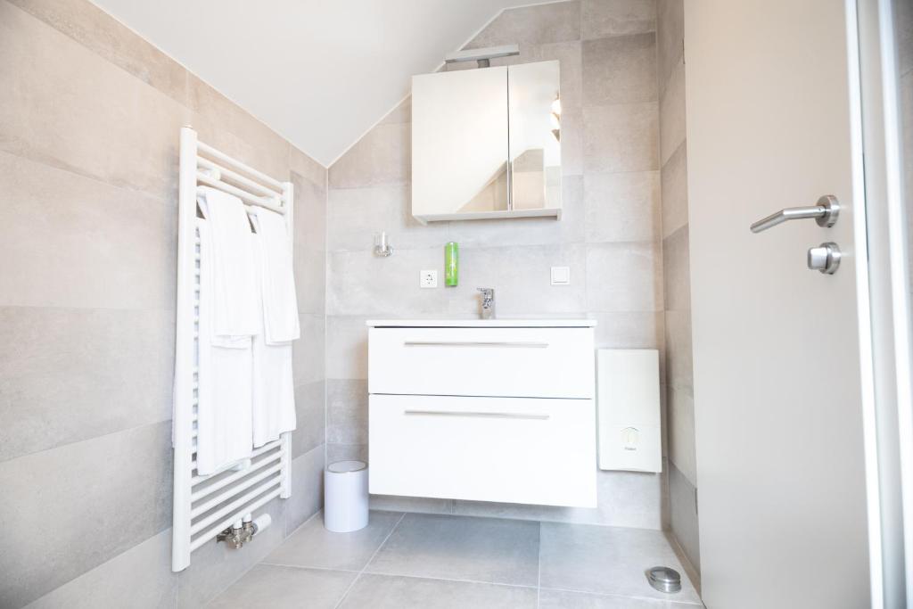 Koupelna v ubytování NürbLife Hotel