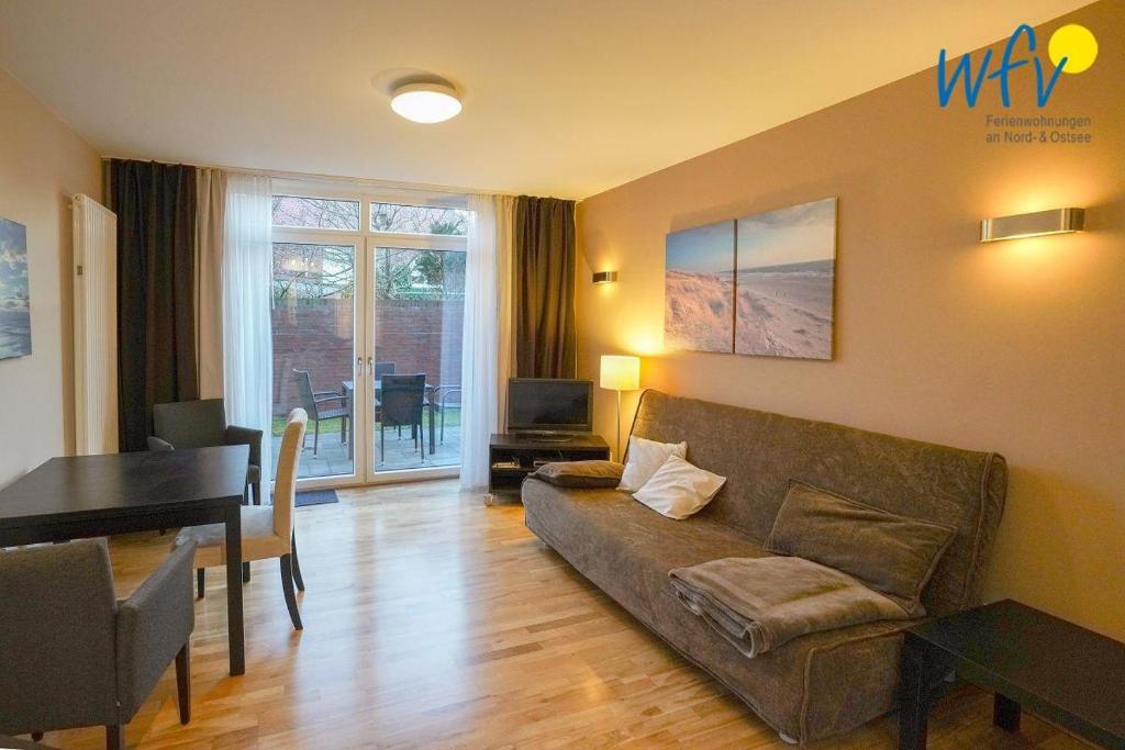 Χώρος καθιστικού στο Barons Residenz Ferienwohnung 3