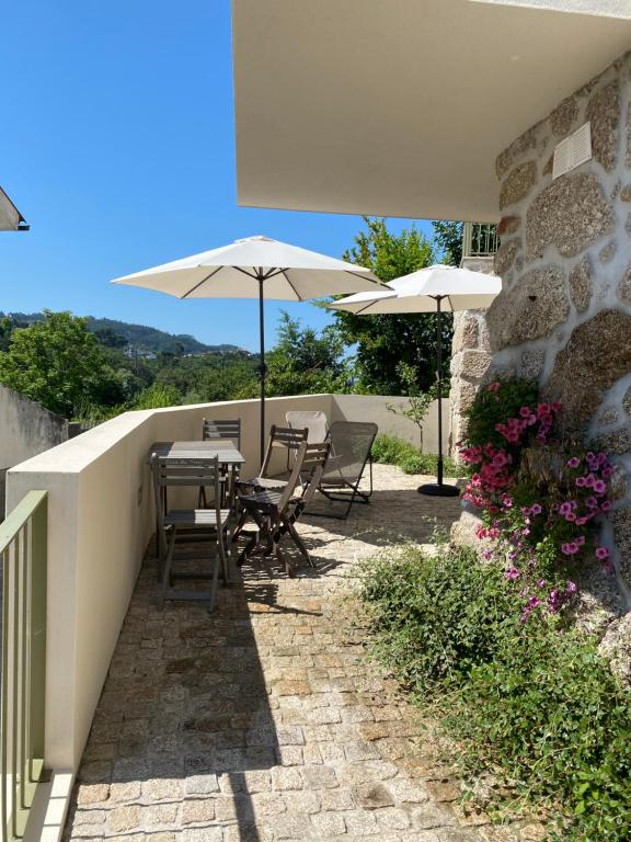 Balkón nebo terasa v ubytování Casa da Torre