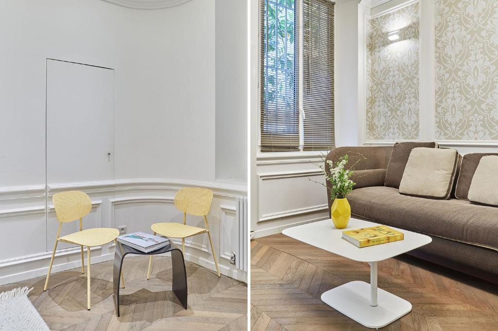 Posedenie v ubytovaní Apartment Louvre Museum by Studio prestige
