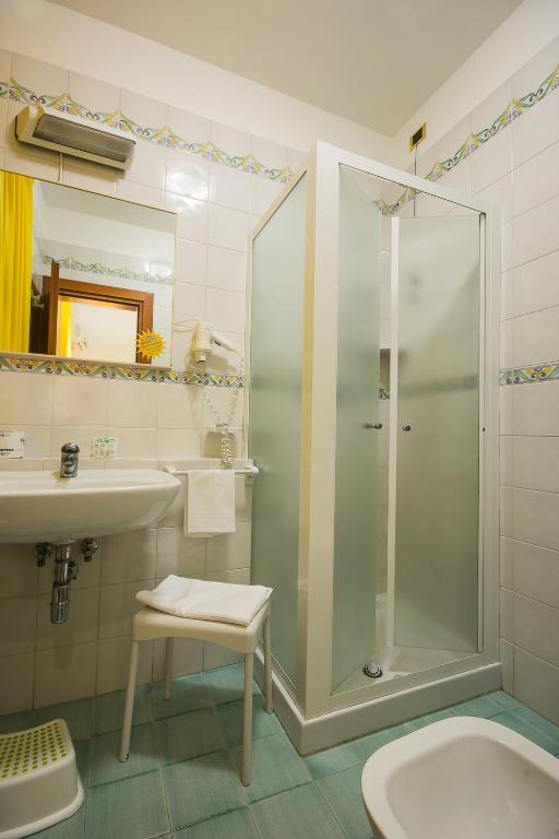 Koupelna v ubytování HOTEL SOLE
