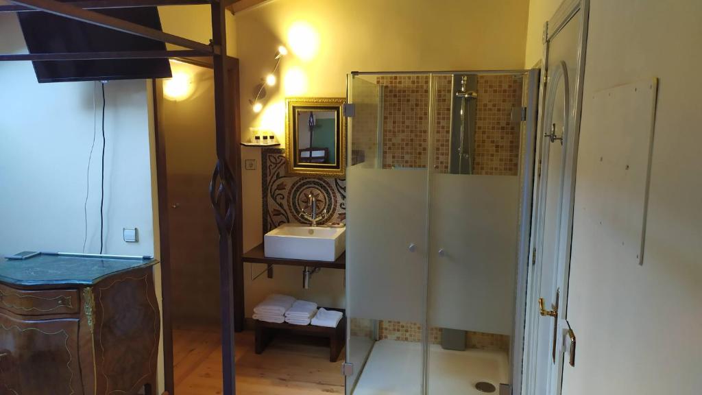 Koupelna v ubytování Hotel Rural Cayetana
