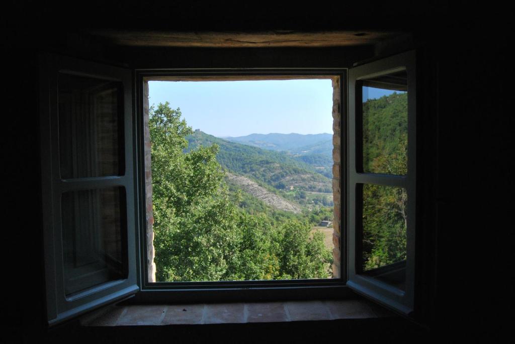Nespecifikovaný výhled na hory nebo výhled na hory při pohledu z bed and breakfast