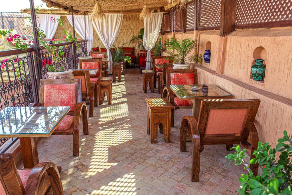 Restaurace v ubytování Riad Melhoun & Spa