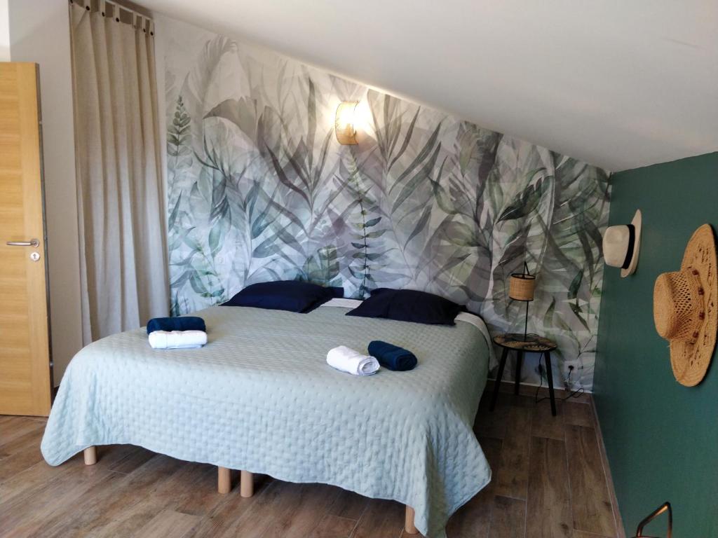Postel nebo postele na pokoji v ubytování Casa voscia