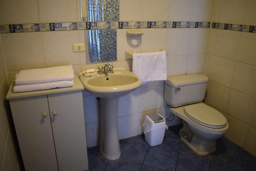 Koupelna v ubytování Casa Pablo