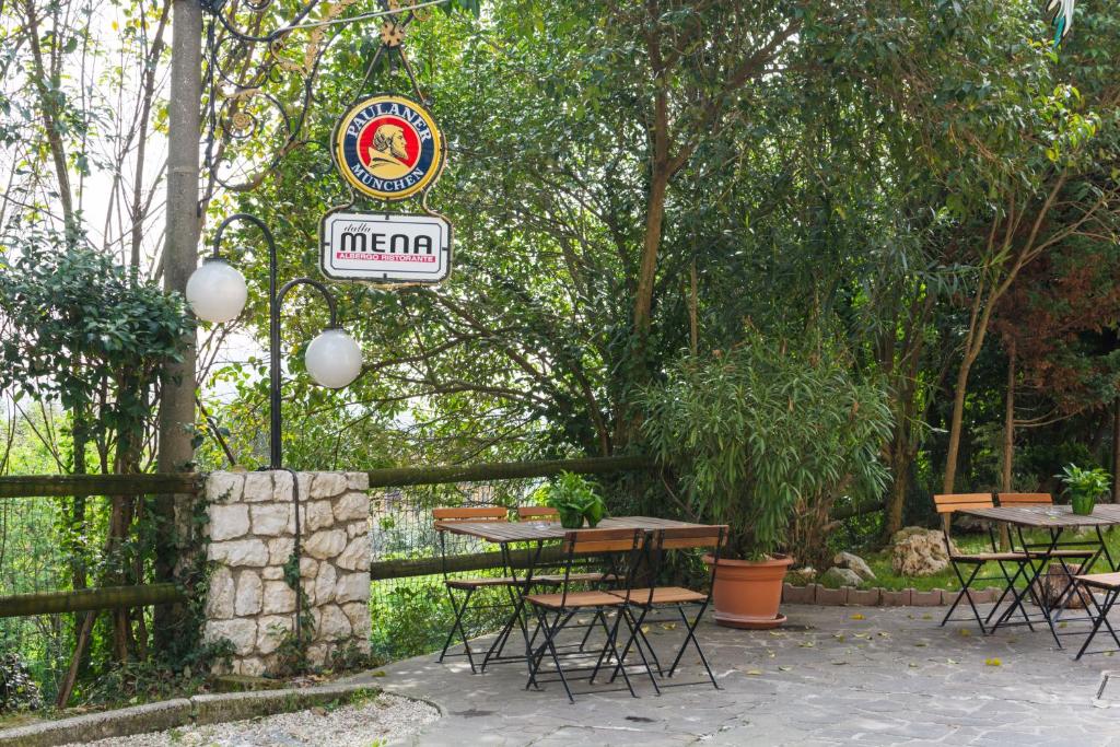 Zahrada ubytování Albergo Dalla Mena
