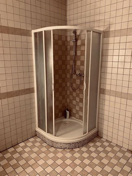 Koupelna v ubytování soukromý apartmán Přemysl