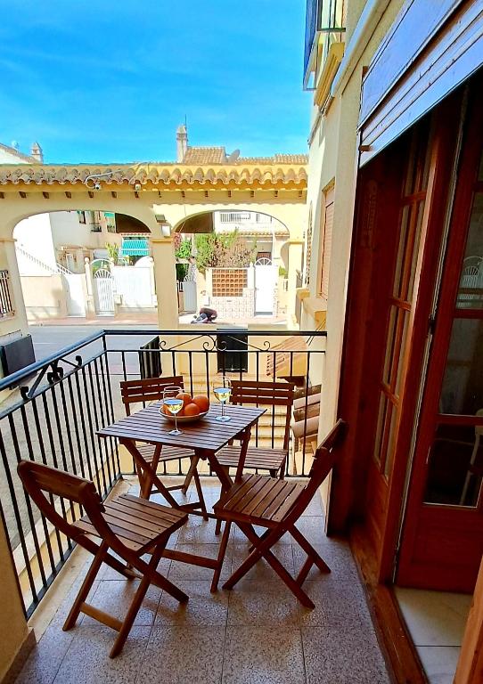 Balkón alebo terasa v ubytovaní Apartament Casa Milo playa Los Locos