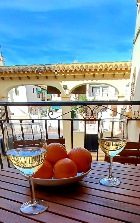 Balkón alebo terasa v ubytovaní Apartament Casa Milo playa Los Locos