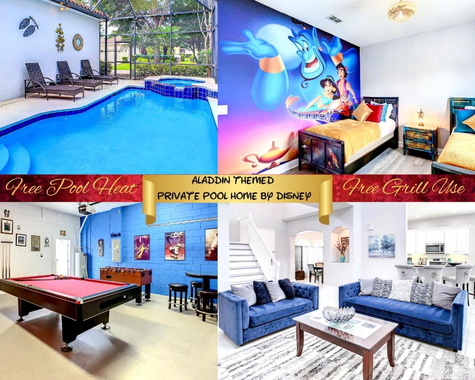 Holiday home Aladdin Themed Private Pool Home by Disney home, Kissimmee